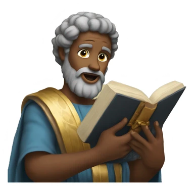 god holding the bible  sticker