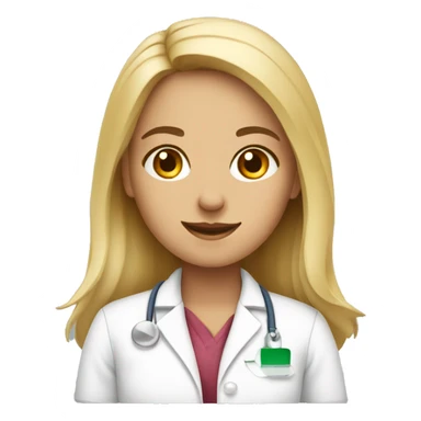 pharmacist girl sticker