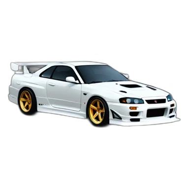 paul walker skyline gtr sticker