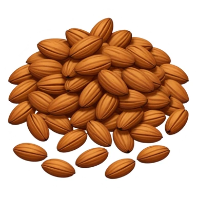 roasted almonds from christmas market sticker