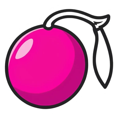 Fuchsia and Grey sticker