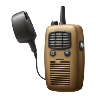 vintage Walkie talkie sticker