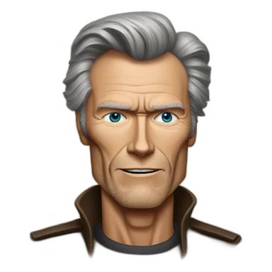 Clint Eastwood young sticker