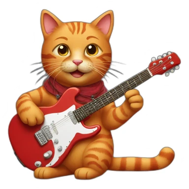 red-cat-with-guitar sticker