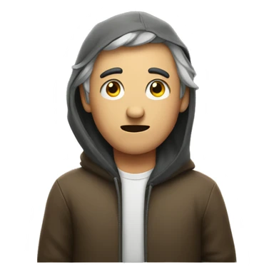 Person shrugging  sticker