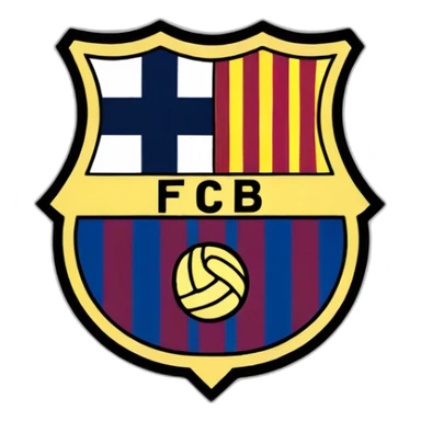 Fc barcalona  logo  sticker