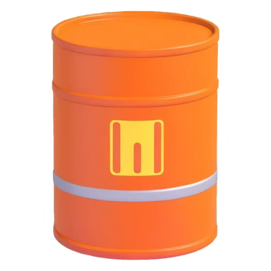 orange road construction barrel sticker