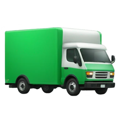 Green box truck sticker