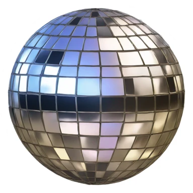 Disco ball sticker
