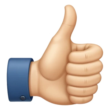 Daumen nach rechts sticker