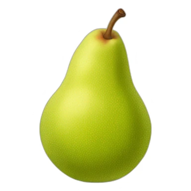 Poire croqué sticker