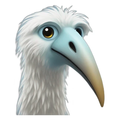 yetti bird long nose sticker