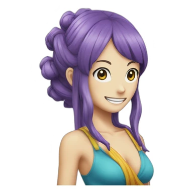 nami from one piece sticker