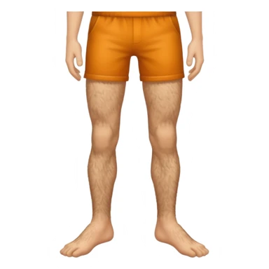 Male feet and hair on the legs sticker