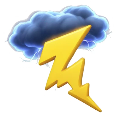 A flash of lightning. A sudden feeling sticker