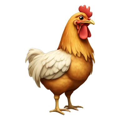 a chicken is drinking beer sticker