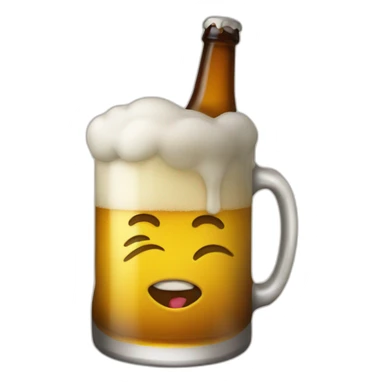 Today avec une bierre sticker