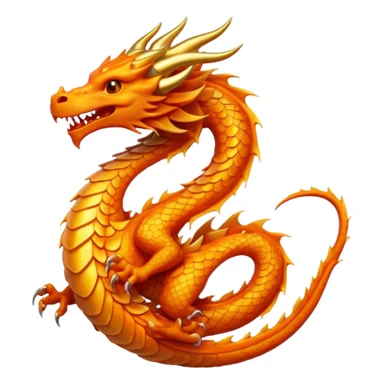 Simple minimalist Golden fiery crest symbol thats in a shape of a dragon sticker