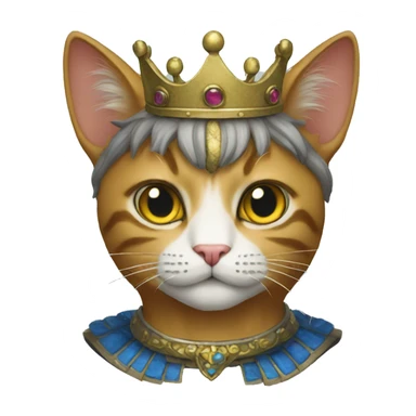 Ai cat king sticker