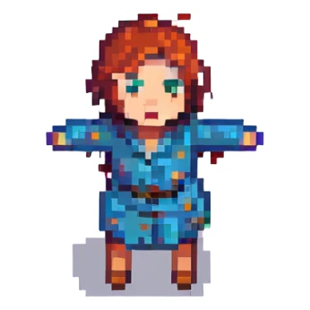 a person doing the Griddy dance, pixel art style, playful expression sticker