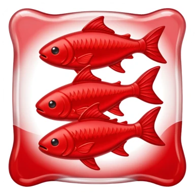 swedish fish candy sticker