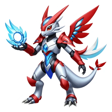 Meloetta-Latias-Wargreymon-Protogen-Pokémon-Digimon-Fakémon-fusion-hybrid-creature sticker