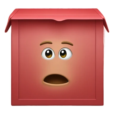 alphabet i  in a red box sticker