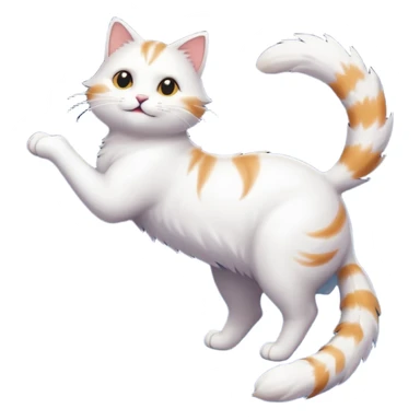 a billion foot cat stretching into space sticker