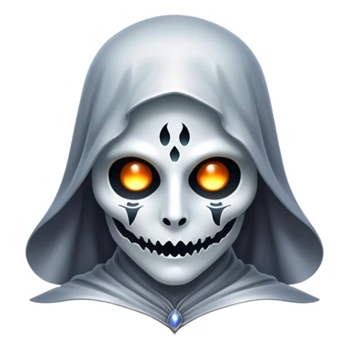 Cinematic and Ultra realistic 32k HD hauntingly beautiful specter with Balanced features, highly detailed, glowing with silver light, high shine, remembrance, a painting of white silver, fanciful, enchanting. The image is so lifelike it could leap off the canvas at any moment sticker