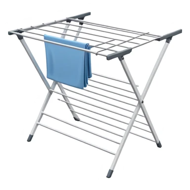 Laundry drying rack sticker