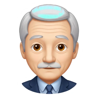 rich old man sticker