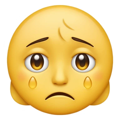 tired sad emoji sticker