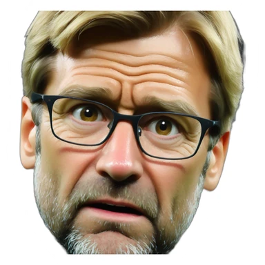 jurgen klopp crying offside goal sticker