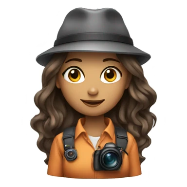 photographer girl sticker