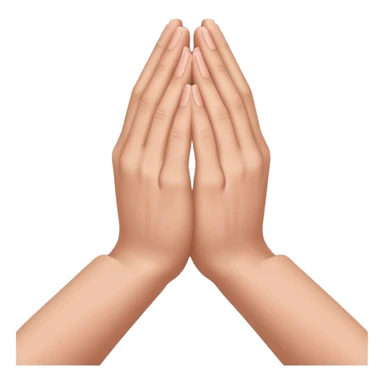 pray hands mangas rosadas sticker