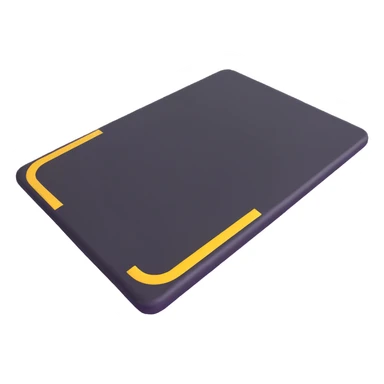 crash mat with rounded edges sticker