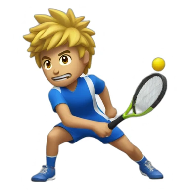 Smash volley sticker