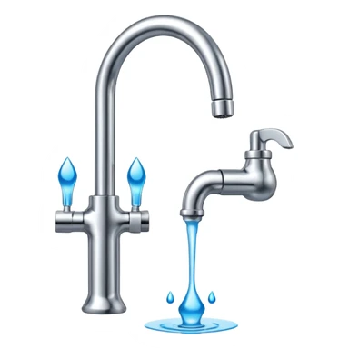 crypto currency symbol  named CryptoTap think more a tap or faucet  sticker