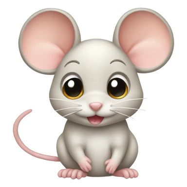 Mouse with bow  sticker