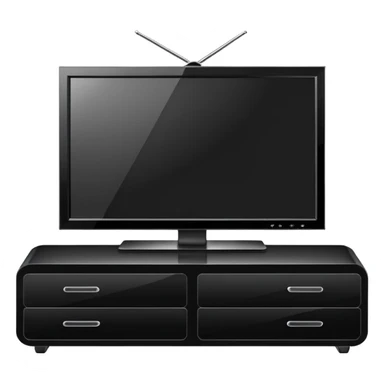flat tv sticker