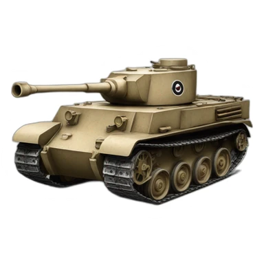 HitlerTiger 1 tank sticker