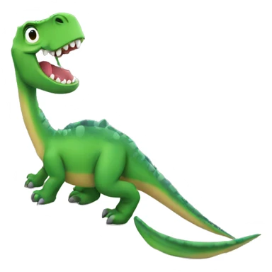 Create Dino standing on a airplane sticker