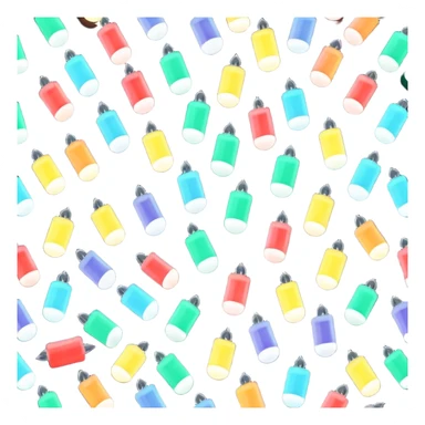 the numbers "1637" with Christmas lights wrapping it sticker