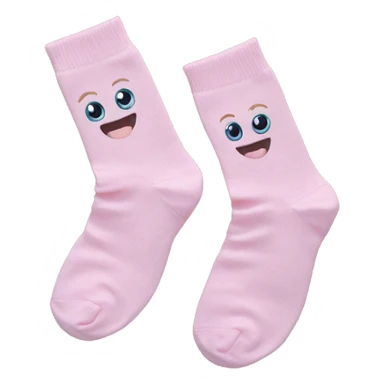 Socks pink pastel sticker