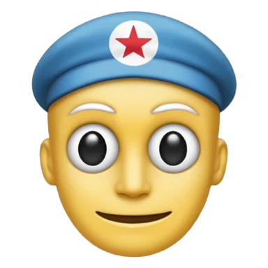 Tu n'as pas compris, je veux créer un emoji à partir du crâne présent sur les drapeaux de Nestor Makhno le célèbre anarchiste ukrainien sticker