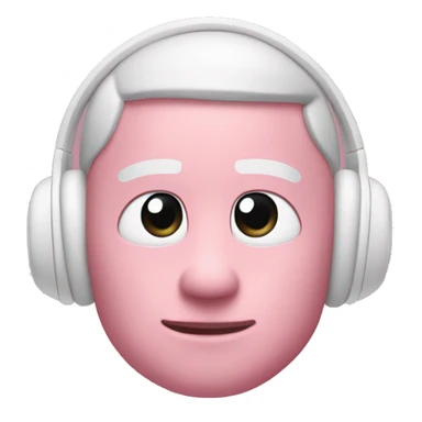 over the ear pink AirPods Max sticker