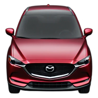 Red mazda cx5 2022 front viwe sticker