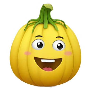 happy spaghetti squash sticker