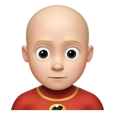 Jack-Jack (bald) from The Incredibles Movie sticker