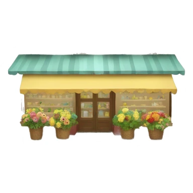Florist shop sticker
